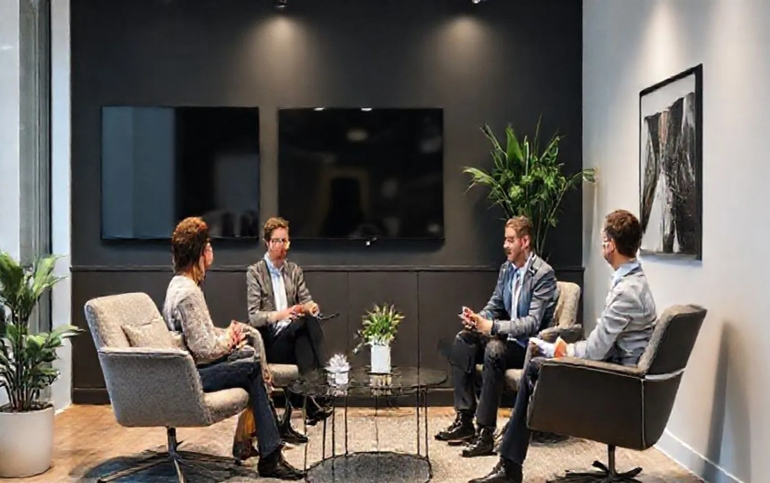 Executive coaching professional consultation room